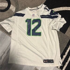 Nike Men's White Seattle Seahawks Jersey